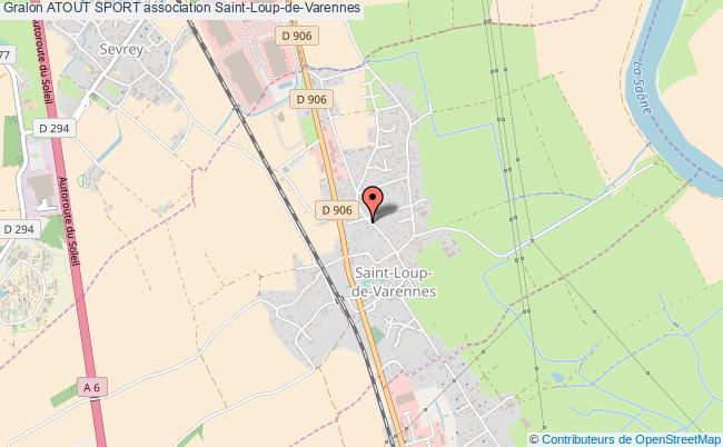 plan association Atout Sport Saint-Loup-de-Varennes