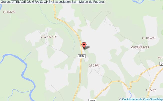 plan association Attelage Du Grand Chene Saint-Martin-de-Fugères