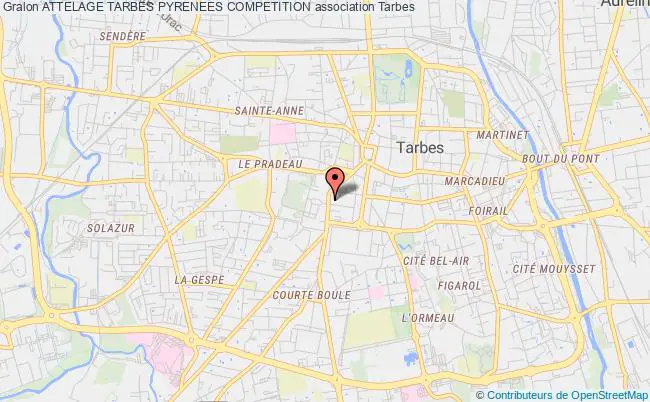 plan association Attelage Tarbes Pyrenees Competition Tarbes
