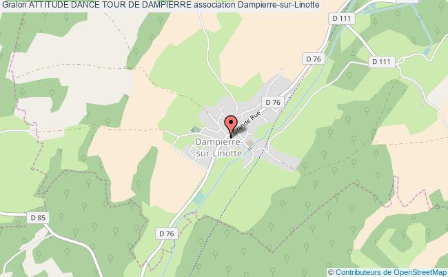 plan association Attitude Dance Tour De Dampierre Dampierre-sur-Linotte