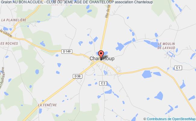 plan association Au Bon Accueil - Club Du 3eme Age De Chanteloup Chanteloup