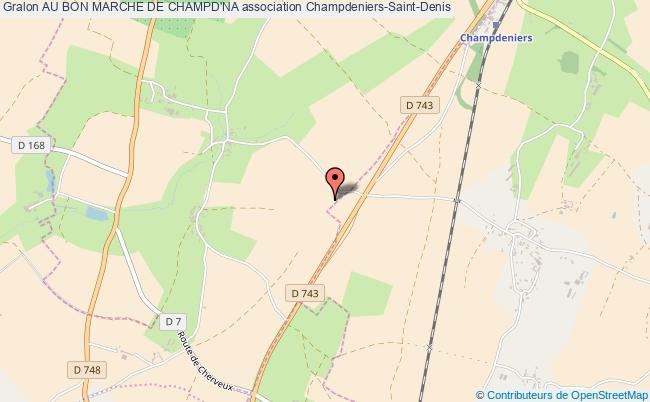 plan association Au Bon Marche De Champd'na Champdeniers-Saint-Denis