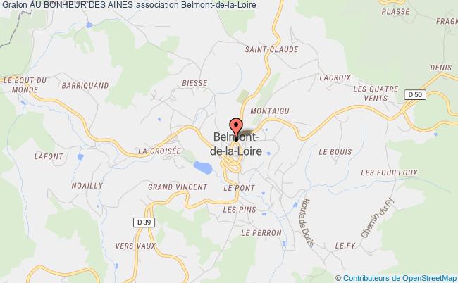 plan association Au Bonheur Des Aines Belmont-de-la-Loire