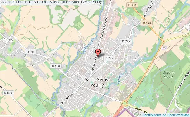 plan association Au Bout Des Choses Saint-Genis-Pouilly