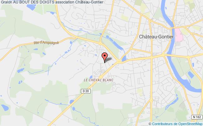 plan association Au Bout Des Doigts Château-Gontier-sur-Mayenne