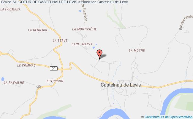 plan association Au Coeur De Castelnau-de-lÉvis Castelnau-de-Lévis