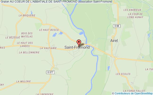 plan association Au Coeur De L'abbatiale De Saint-fromond Saint-Fromond