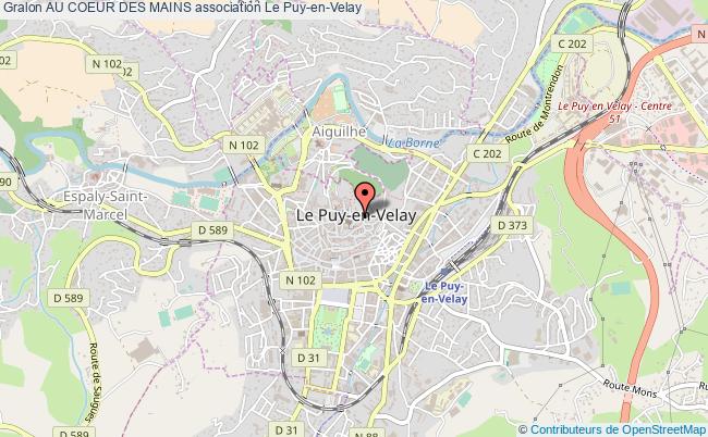 plan association Au Coeur Des Mains Le    Puy-en-Velay