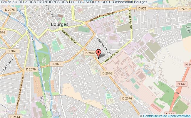 plan association Au-dela Des Frontieres Des Lycees Jacques Coeur Bourges