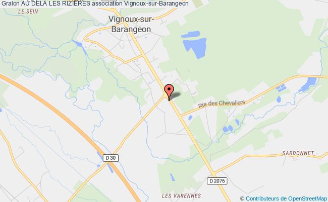 plan association Au DelÀ Les RiziÈres Vignoux-sur-Barangeon