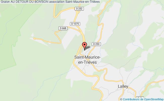 plan association Au DÉtour Du Bon'son Saint-Maurice-en-Trièves