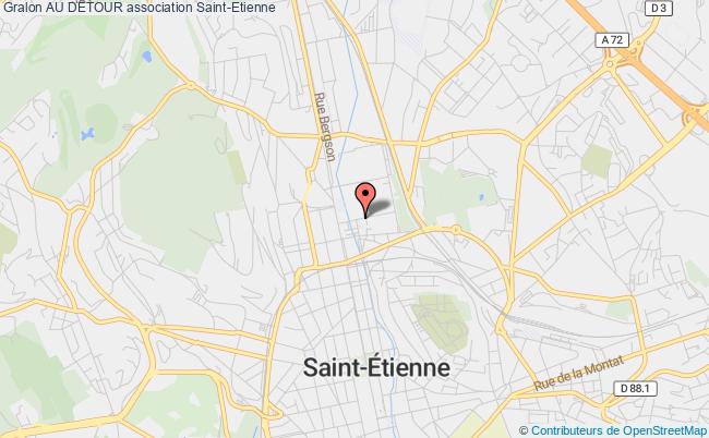 plan association Au DÉtour Saint-Étienne