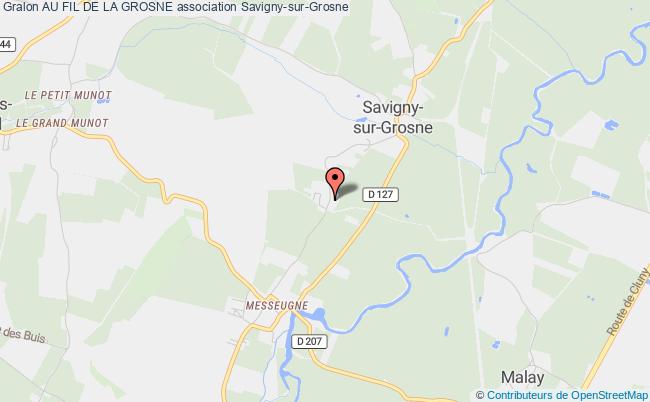 plan association Au Fil De La Grosne Savigny-sur-Grosne