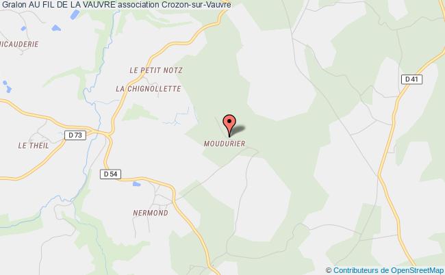 plan association Au Fil De La Vauvre Crozon-sur-Vauvre