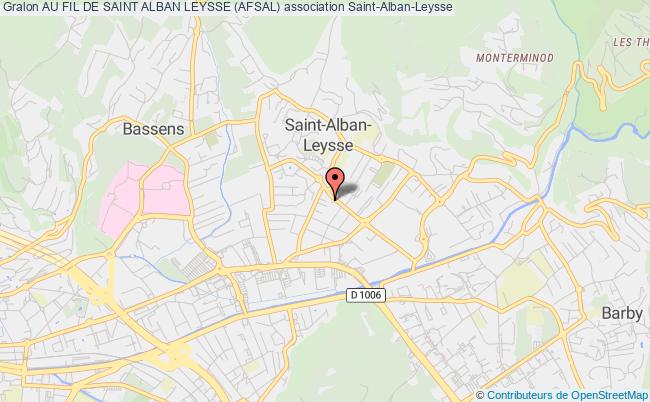 plan association Au Fil De Saint Alban Leysse (afsal) Saint-Alban-Leysse