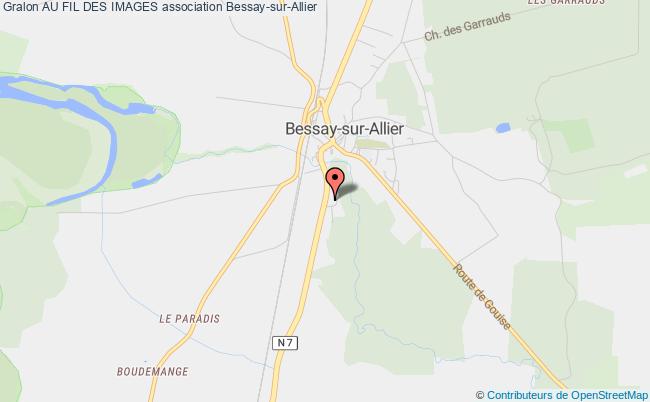 plan association Au Fil Des Images Bessay-sur-Allier