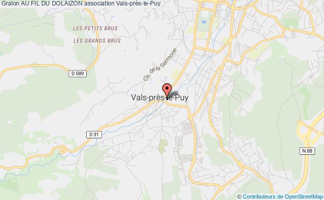 plan association Au Fil Du Dolaizon Vals-près-le-Puy