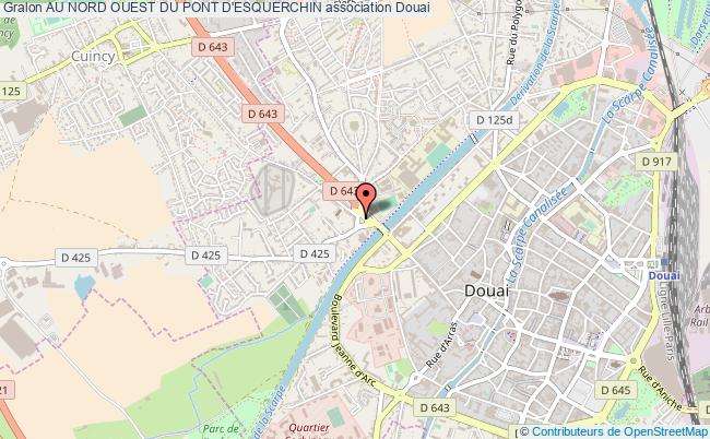 plan association Au Nord Ouest Du Pont D'esquerchin Douai