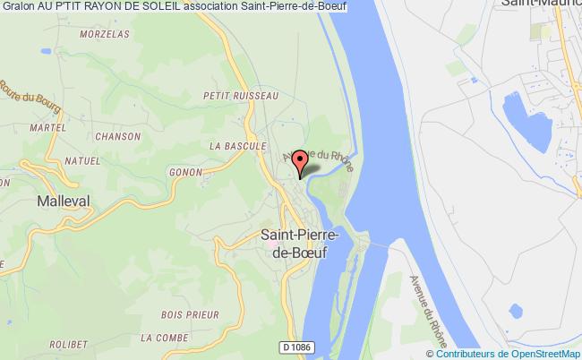 plan association Au P'tit Rayon De Soleil Saint-Pierre-de-Boeuf