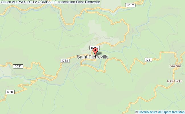plan association Au Pays De La Comballe Saint-Pierreville