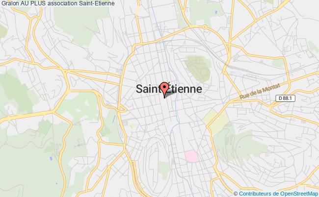 plan association Au Plus Saint-Étienne