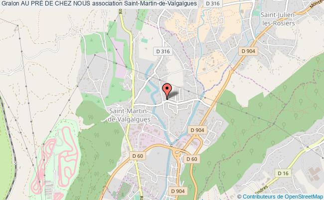 plan association Au PrÉ De Chez Nous Saint-Martin-de-Valgalgues