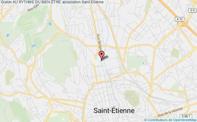 plan association Au Rythme Du Bien-Être Saint-Étienne