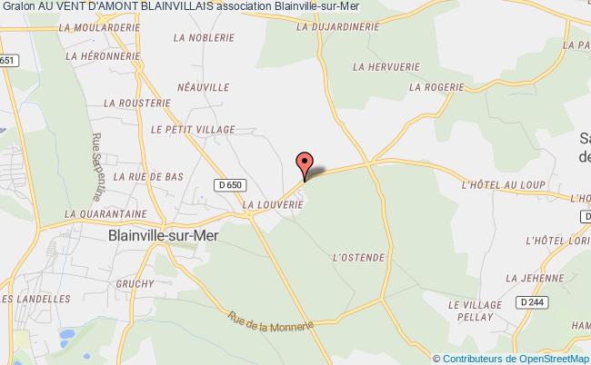 plan association Au Vent D'amont Blainvillais Blainville-sur-Mer