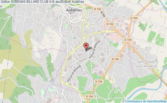 AUBENAS BILLARD CLUB 418