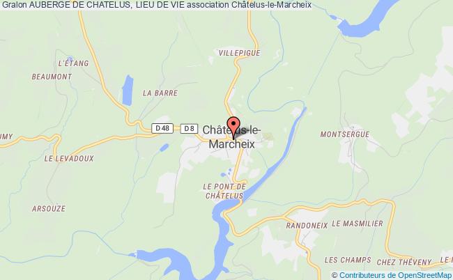 plan association Auberge De Chatelus, Lieu De Vie Châtelus-le-Marcheix