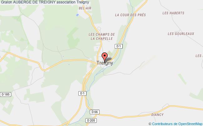 plan association Auberge De Treigny Treigny