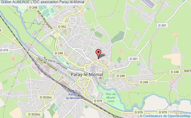 plan association Auberge Ltdc Paray-le-Monial