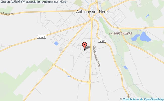plan association Aubi'gym Aubigny-sur-Nère