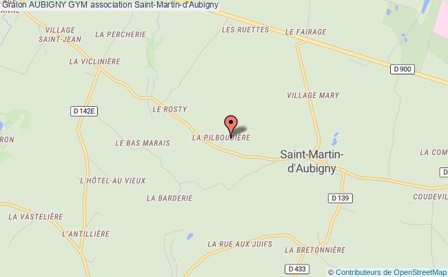plan association Aubigny Gym Saint-Martin-d'Aubigny