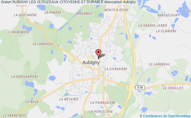 plan association Aubigny Les Clouzeaux Citoyenne Et Durable Aubigny-Les Clouzeaux
