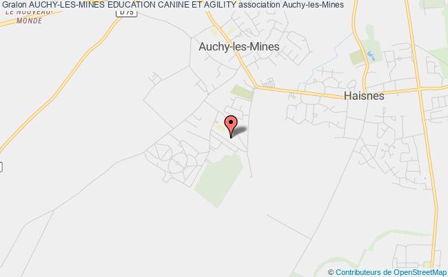 plan association Auchy-les-mines Education Canine Et Agility Auchy-les-Mines