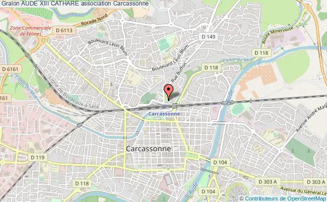 plan association Aude Xiii Cathare Carcassonne