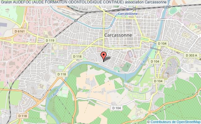 plan association Audefoc (aude Formation Odontologique Continue) Carcassonne
