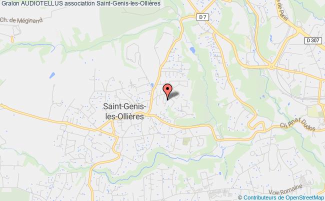 plan association Audiotellus Saint-Genis-les-Ollières