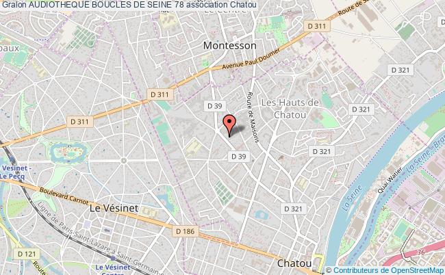 plan association Audiotheque Boucles De Seine 78 Chatou