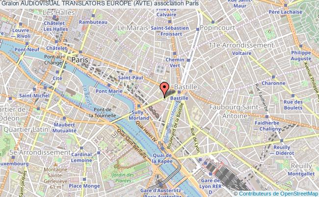 plan association Audiovisual Translators Europe (avte) Paris