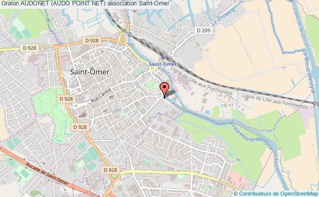 plan association Audonet (audo Point Net) Saint-Omer