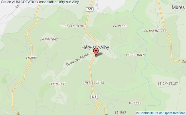 plan association Aum Creation Héry-sur-Alby