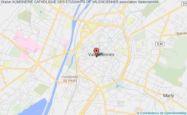 plan association Aumonerie Catholique Des Etudiants De Valenciennes Valenciennes