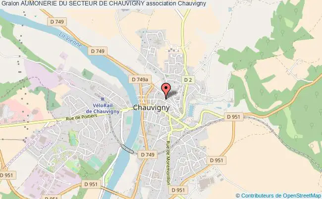 plan association Aumonerie Du Secteur De Chauvigny Chauvigny