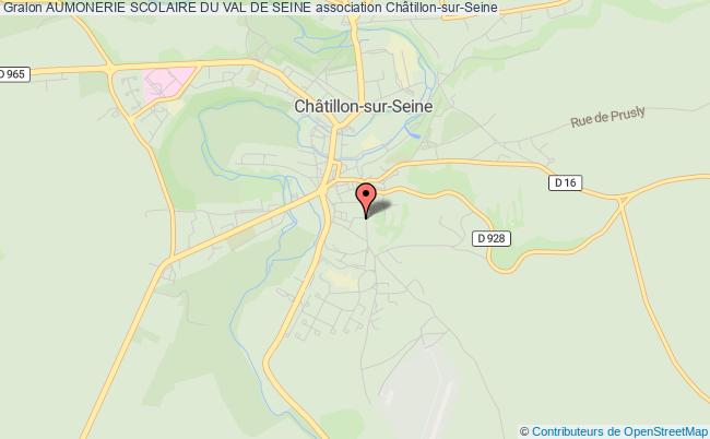 plan association Aumonerie Scolaire Du Val De Seine Châtillon-sur-Seine