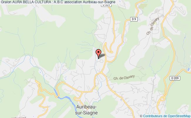 plan association Aura Bella Cultura : A.b.c Auribeau-sur-Siagne
