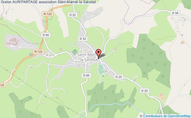 plan association Auri'partage Saint-Mamet-la-Salvetat