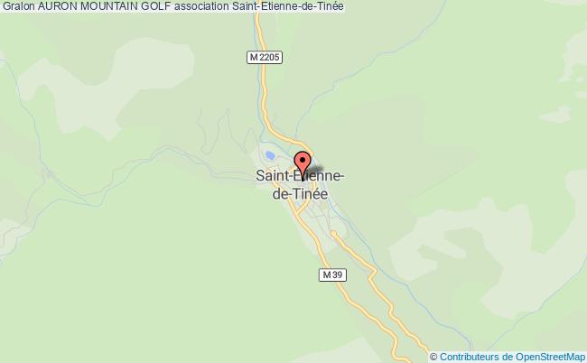 plan association Auron Mountain Golf Saint-Étienne-de-Tinée