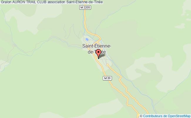 plan association Auron Trail Club Saint-Étienne-de-Tinée